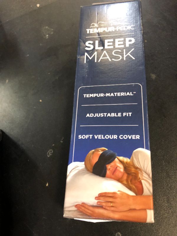 Photo 1 of Tempur-Pedic Sleep Mask, One Size, Navy, 1 Count (Pack of 1)