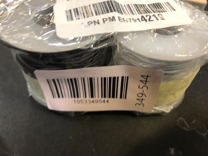 Photo 1 of Stretchy String for Bracelets, 2 Rolls 0.8mm,1 mm,1.2mm,1.5mm,330 Feet Sturdy Elastic String Cord for Jewelry Making, Necklaces, Beading and Crafts (White Black (1.0mm))