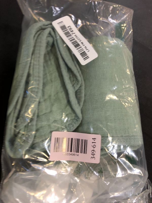 Photo 1 of Looxii Muslin Burp Cloths 6 Pack - 20" x 10" - Ultra Soft & Absorbent, 6-Layer 100% Cotton for Spit Up & Drool- Gentle Baby Burping Cloth, Newborn Boys Girls Essentials, Dark Green