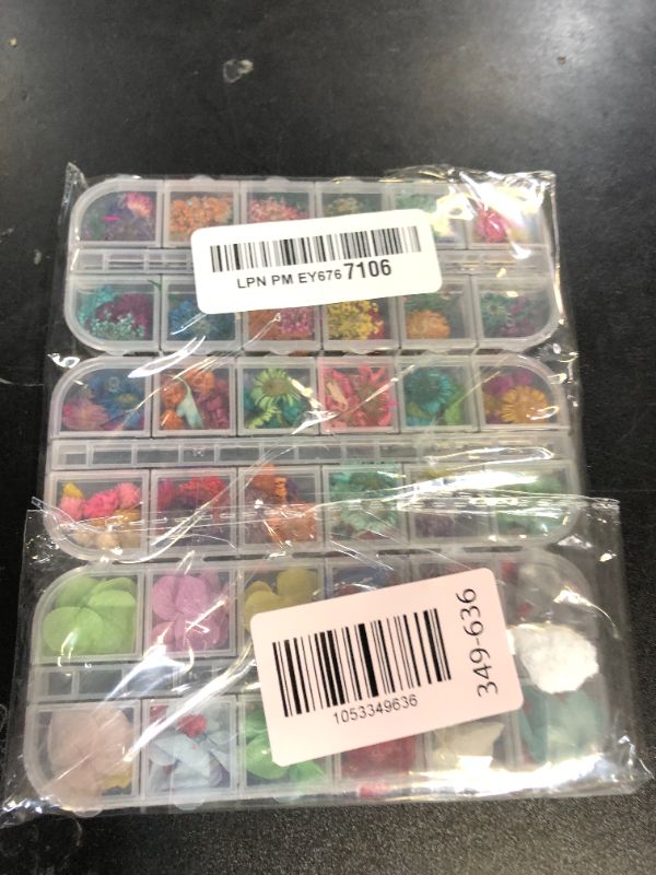 Photo 1 of 324PCS Dried Flowers Nail Art - Nail Art Accessories Kits, 81 Color Lovely Natural Nail Art, Dried Flowers for Resin Molds, Dry Flowers for Nails, YWLI
