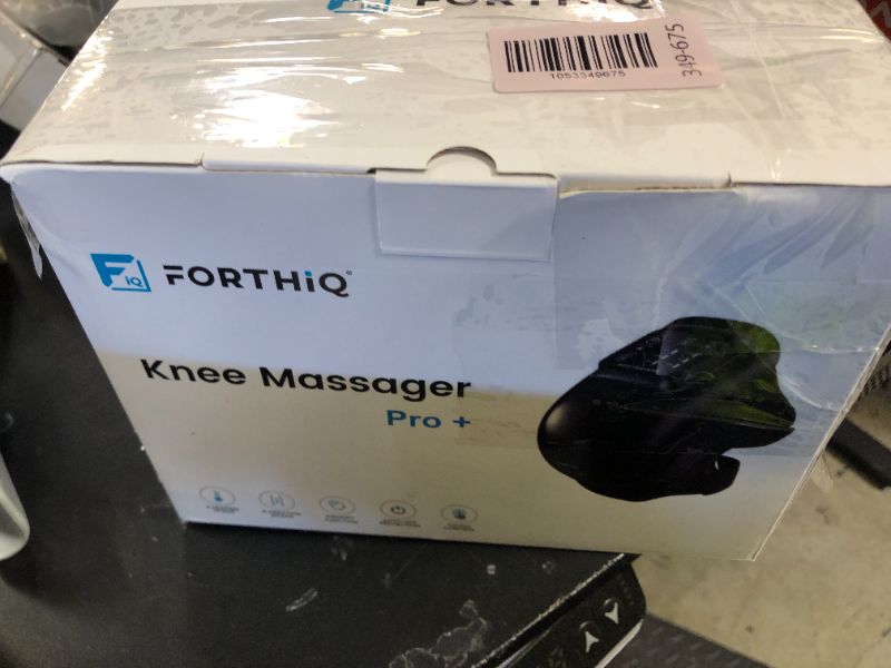Photo 1 of FORTHiQ Knee Massager Pro+ with Heat, Red Light and Vibration, 6-in-1, Dual-Wavelength - Cordless, Portable, Adjustable Straps, Easy to Use, Saves Your Settings