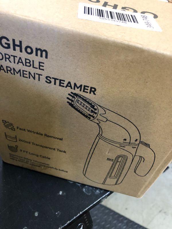 Photo 1 of OGHom Steamer for Clothes, Handheld Clothing Steamer for Garment, 240ml Big Capacity 700W Portable Travel Steam Iron (Only for 120V)