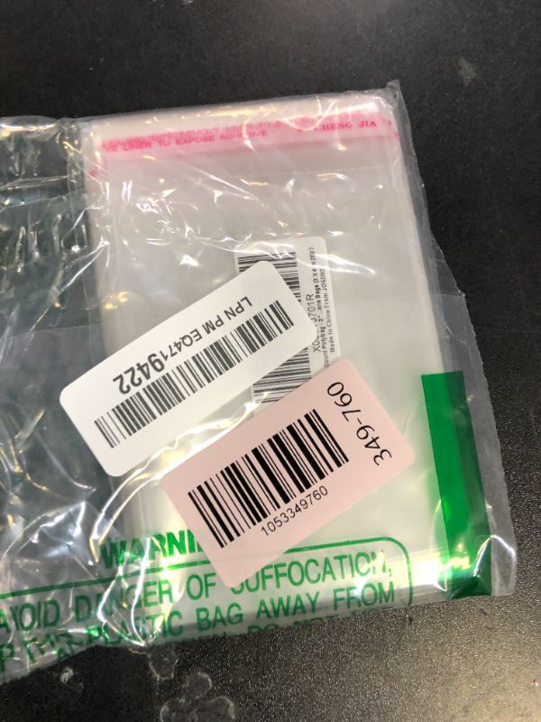 Photo 1 of JOSDIOX Self Sealing Cellophane Cookie Bags for Gift Giving, Clear Resealable opp Bag With Self Adhesive Individual Plastic Bags for Packaging 200Pieces (3" x 4")
