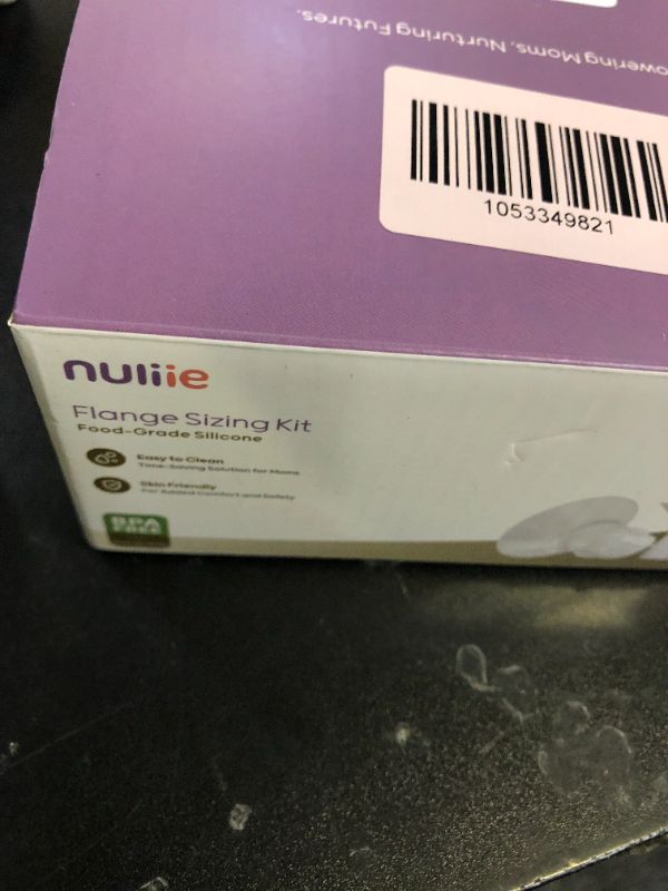 Photo 1 of Nuliie 10PCS Flange Sizing Kit 13/15/17/19/21mm for 24mm Flange/Shield of Most Pumps, Silicone Flanges Insert for Momcozy/Spectra Electric Breast Pumps, Pumping Essential Kit for Moms