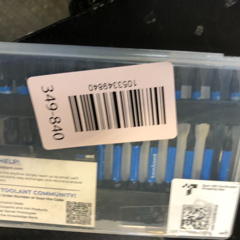 Photo 1 of toolant Impact Torx Bit Set 27pcs (TT7-TT40), S2 Steel Security Torx Bit Set, Tamper Proof Star Bit Set with CNC Machined Tips, 1"&2" Long Impact Bits with Magnetic Bit Holder and Storage Box