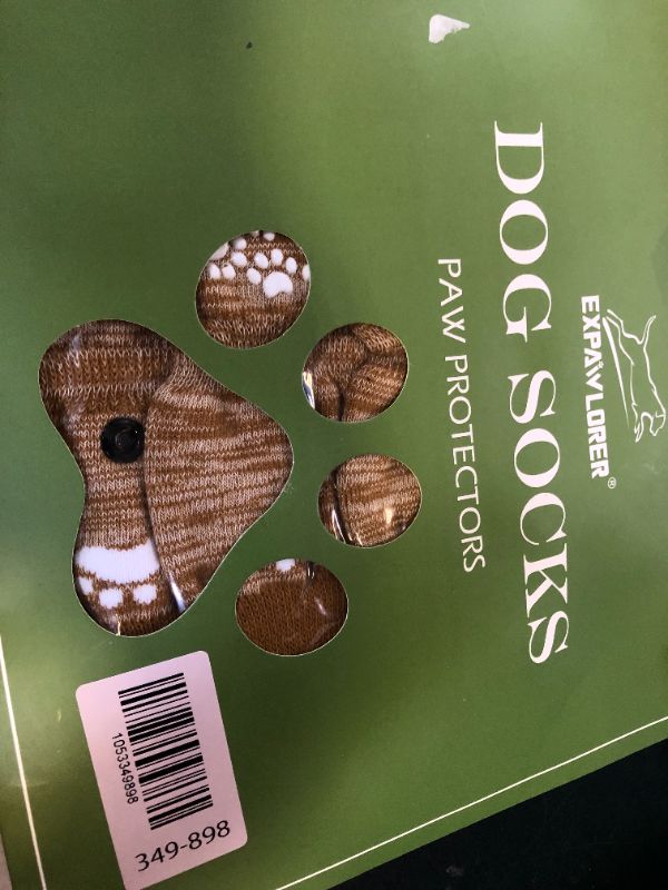 Photo 1 of EXPAWLORER Anti Slip Dog Socks to Prevent Licking Paws, Dog Shoes for Hot Pavement, Dog Booties for Small Medium Large Senior Dogs, Traction Control Boots & Paw Protectors for Hardwood Floors