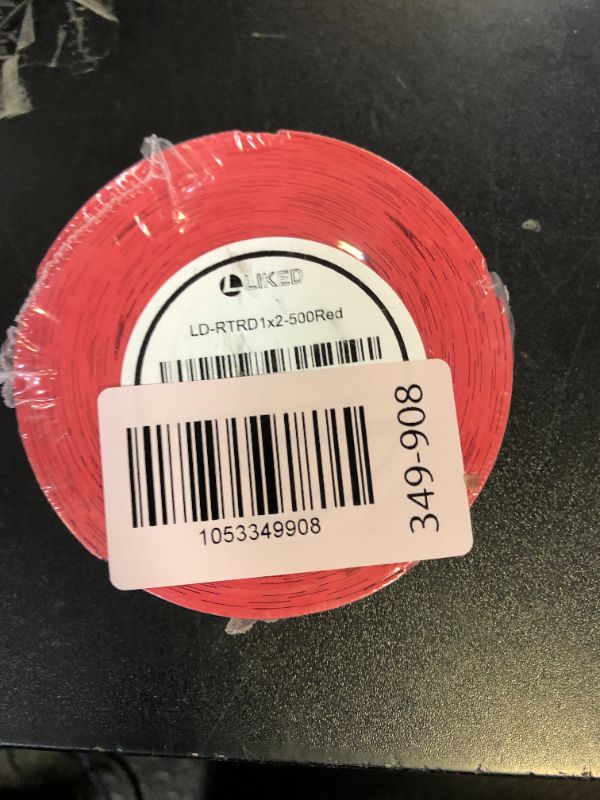 Photo 1 of L LIKED 500 Raffle Tickets, Smile, Red (6 Color Selection), Single Roll, Ticket for Events, Entry, Class Reward, Raffle & Prizes