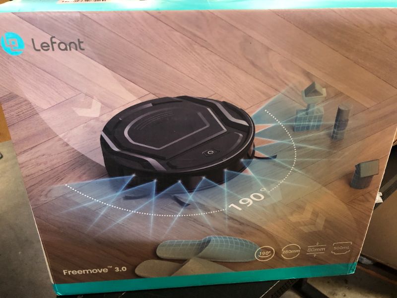 Photo 1 of Lefant M210 Pro Robot Vacuum, Strong 2200Pa Suction, 120 Min Runtime, Super Slim Thin, Low Noise, Self-Charging, Wi-Fi/App/Alexa Control, Ideal for Pet Hair & Hard Floors