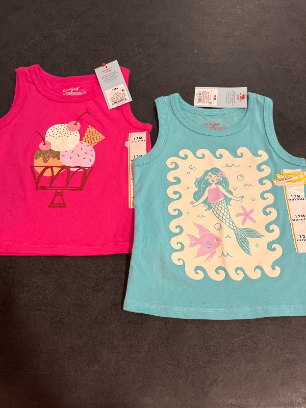 Photo 1 of 12M Girls Tank Tops 