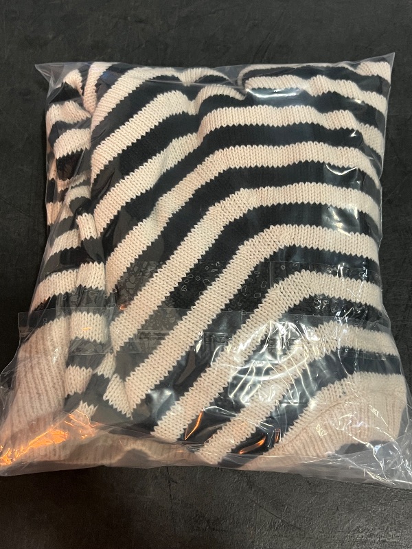 Photo 1 of (XS) Womens Button Down Striped Cardigan 