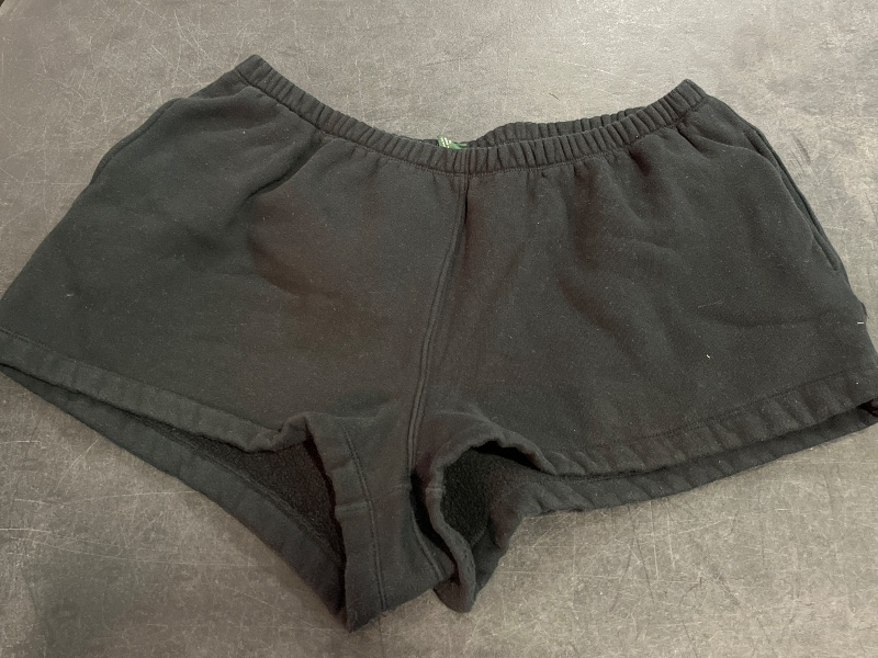 Photo 1 of (XL) Women's Mid-Rise Fleece Pull-on Shorts - Wild Fable™ Black XL: Elastic Waistband, 2.5" Inseam

