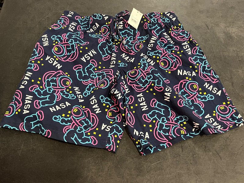 Photo 1 of (M) Men's NASA Pajama Shorts - Navy Blue M

