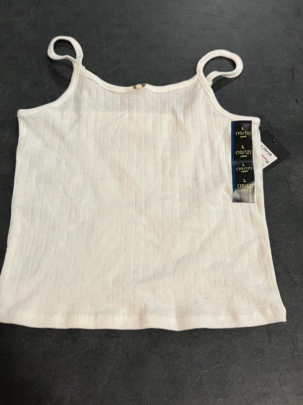 Photo 1 of (L) Girls' Pointelle Cami - Art Class™ White L