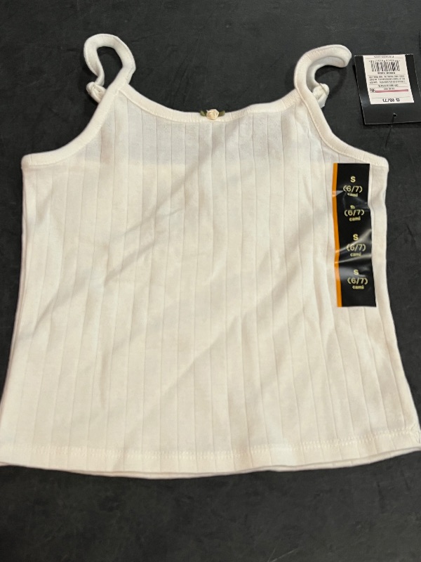 Photo 1 of (S) Girls' Pointelle Cami - Art Class™ White S
