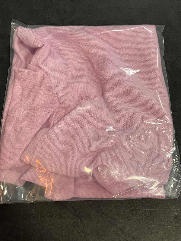 Photo 1 of (XL) Girls' Short Sleeve 'Surf' Terry Top - Cat & Jack™ Light Purple XL: Crew Neck, Pullover
