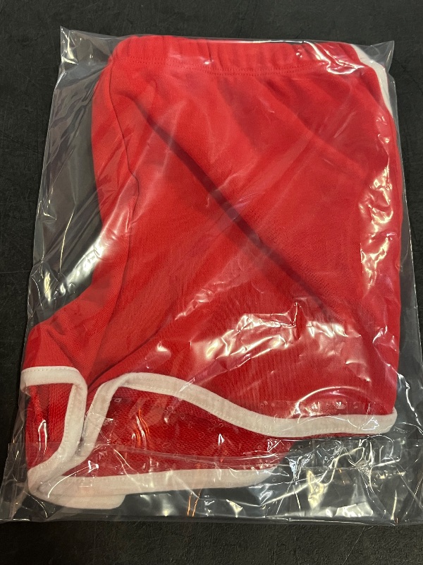 Photo 1 of (XL) Girls' French Terry Dolphin Shorts - Art Class™ Orange Red XL