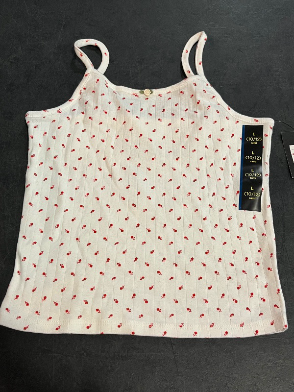 Photo 1 of (L) Girls' Pointelle Cami - Art Class™ Off-White L