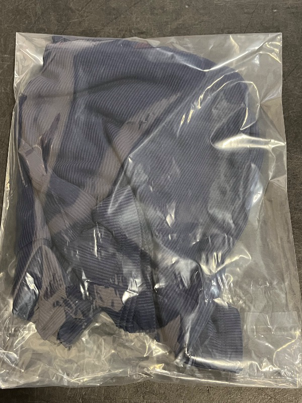 Photo 1 of (XL) Women's Elbow Sleeve Mock Turtle Neck Ribbed T-Shirt - a New Day™ Navy XL: Midweight Pullover, Solid Pattern
