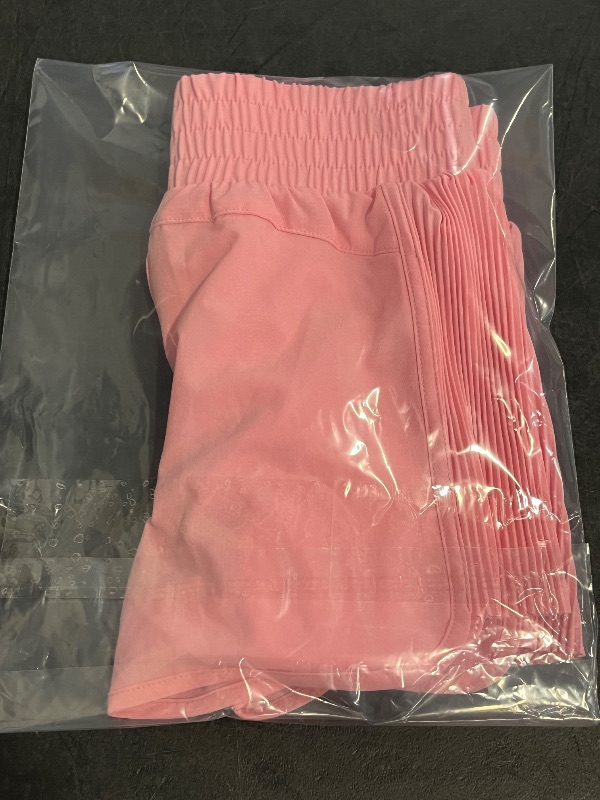 Photo 1 of (M) Girls' Active Light Side Pleated Woven Shorts - All in Motion™ Pink M