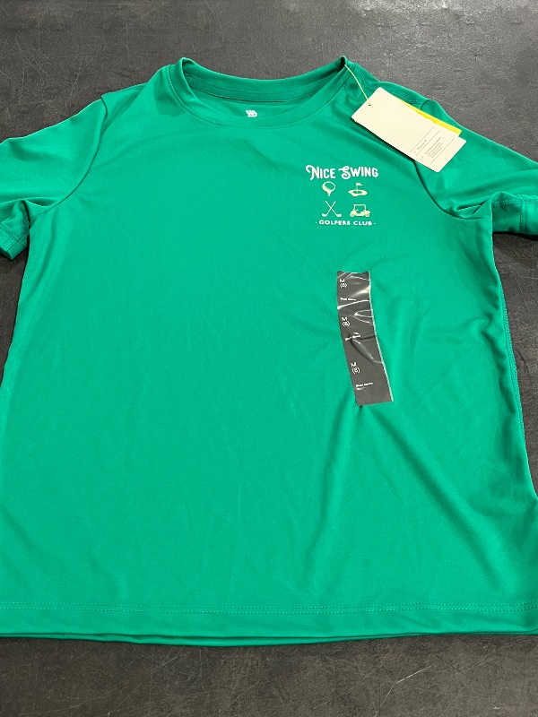View 2 of (M) Boys' Short Sleeve Golf Graphic T-Shirt - All in Motion™ Green M

