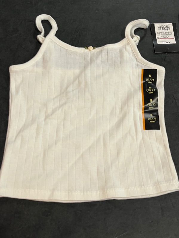 Photo 1 of (S) Girls' Pointelle Cami - Art Class™ White S