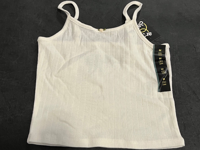 Photo 1 of (M) Girls' Pointelle Cami - Art Class™ White M

