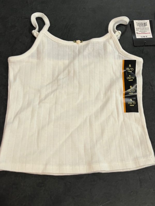 Photo 1 of (S) Girls' Pointelle Cami - Art Class™ White S
