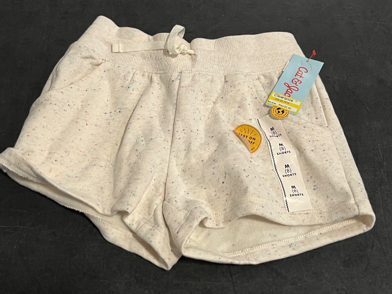 Photo 1 of (M) Girls' Fleece Shorts - Cat & Jack™ Cream M
