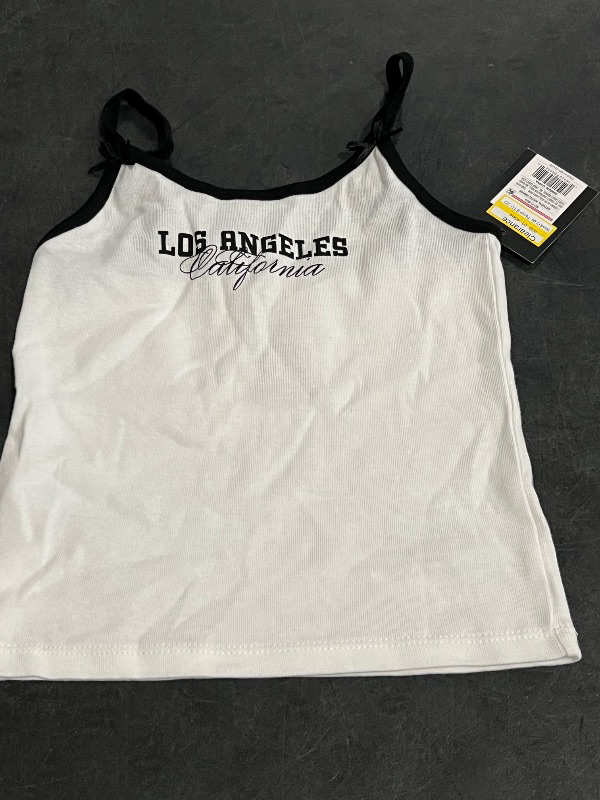 Photo 1 of (M) Girls' Graphic Cami - Art Class™ White M