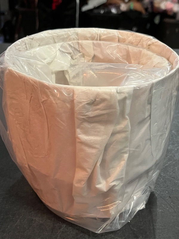 Photo 1 of MyGift 5 and 6 Inch Modern Hammered Copper Tone Metal Planter Pots, Decorative Flower Pot Plant Container Centerpiece Décor, 2 Piece Set - Handcrafted in India
