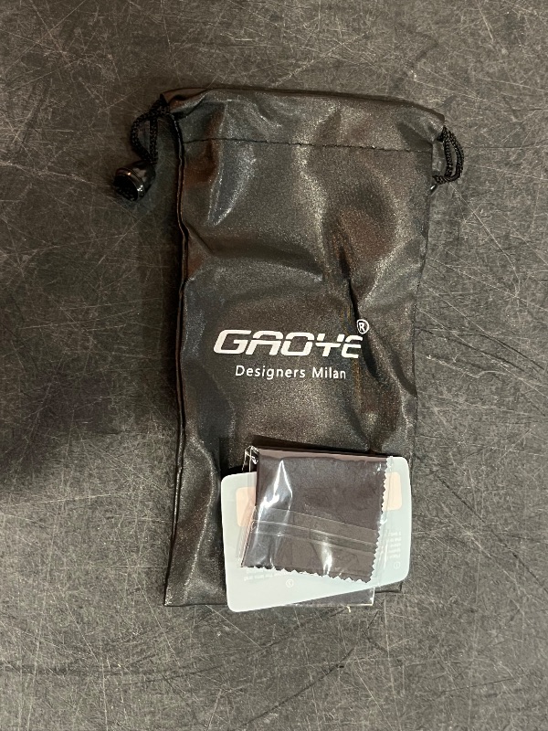 Photo 1 of Gaoye Blue Light Blocking Glasses - Trending Round TR90 Frames, Metal Arms, UV400 Protection - Matching Soft Case
