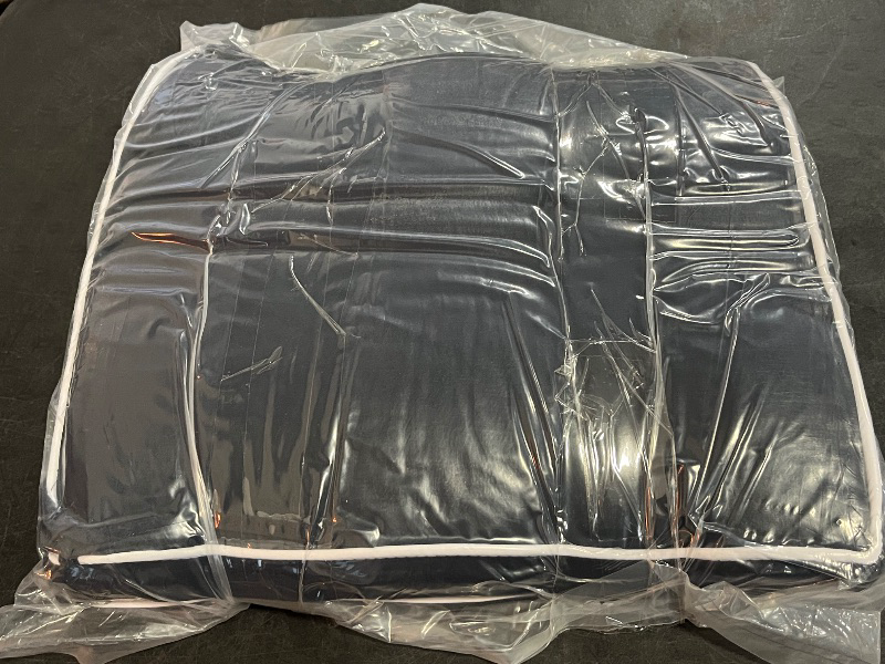 Photo 1 of (19.5x19.5" Bottom & Back) Outdoor Patio Chair Cushions ,Water Resistant Square Seat/Back Cushions with Ties, All Weather Seating Cushions for Outdoor Furniture