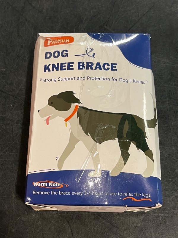 Photo 1 of Dog Leg Braces for Back Leg - Keeps Joints Warm and Stable, Dogs Rear Leg Wrap Harness Set, Upgraded Adjustable Leg and Hip for Hind Leg Wound Care and Lick Prevention, M
