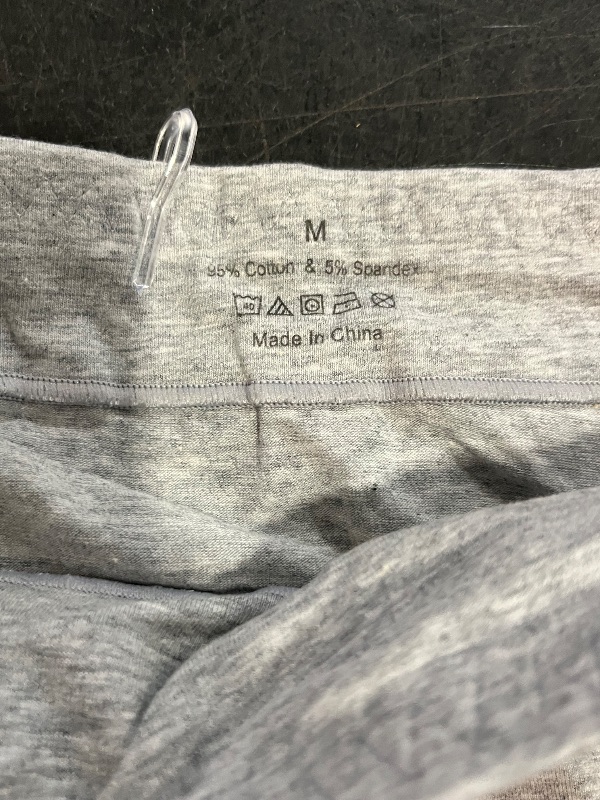 Photo 1 of (M) Migbean Womens Seamless Boy Shorts Underwear Soft Stretch Boxer Shorts Briefs No Show Panties 2 Packs Black Grey
