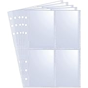 Photo 1 of 20 Pack Protector Pages, 10 Double Sided 4 Pocket Protector, 10 Double Sided 2 Pocket Page Protector