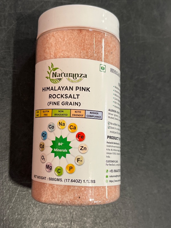 View 3 of Exp 11/24/25 Naturanza Himalayan Pink RockSalt Crystal Grain