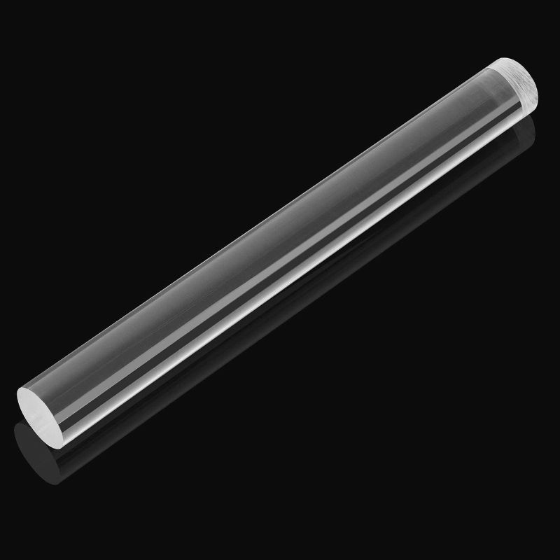 Photo 1 of AUGSUN 1pcs Acrylic Clay Roller Acrylic Round Tube Roller Rolling Clay Bar Clear Clay Art Craft DIY Polymer Clay Tool