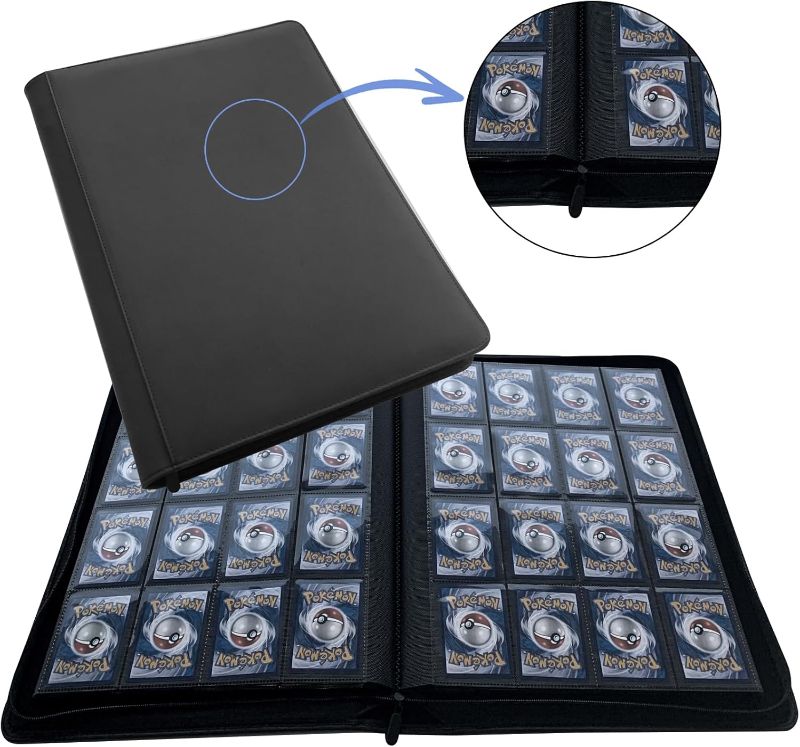 Photo 1 of 16 Pocket Game Card Binder (Black)
