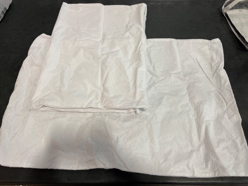 Photo 1 of Guardmax Terry Cotton Pillow Protector with Zipper Queen Size - 2 Pack -100% Waterproof, Bed Bug Proof, Dust Mite Proof, & Hypoallergenic Pillow Covers - Premium Zippered Pillow Cases. (20 X 26)