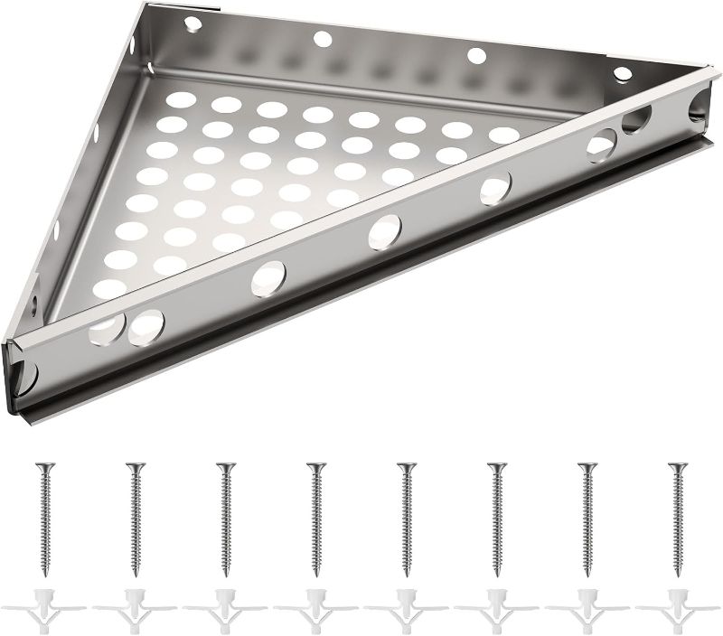 Photo 1 of Floating Corner Shower Bench Kit-Customizable Appearance Corner Bench Seatin (leg12 x12 xHypotenuse17)
