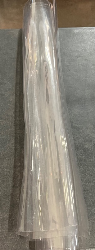 Photo 1 of (30" x 65")Clear Table Cover Protector Clear Desk Mat, Plastic Table Cover, Transparent Desk Cover, Desk Protector Mat for Desktop, Writing Desk