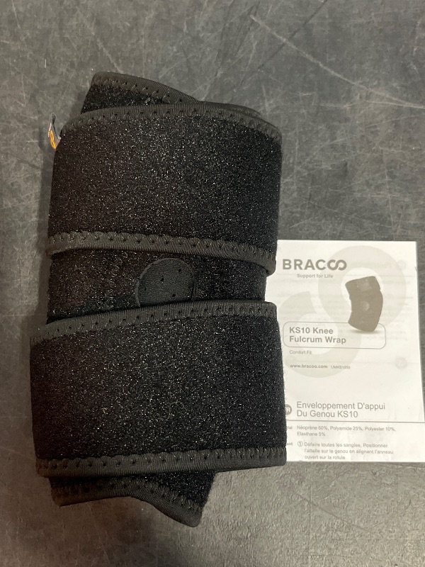 Photo 1 of Bracoo Knee Support Brace for Men Women, Adjustable Compression Sleeve Wrap Patellar Pad Tendon - Arthritis Pain, meniscus tear, Injury Recovery, Running, Workout, KS10
