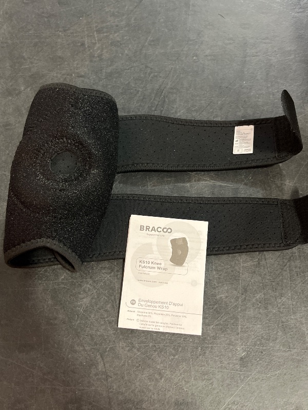 Photo 1 of Bracoo Knee Support Brace for Men Women, Adjustable Compression Sleeve Wrap Patellar Pad Tendon - Arthritis Pain, meniscus tear, Injury Recovery, Running, Workout, KS10
