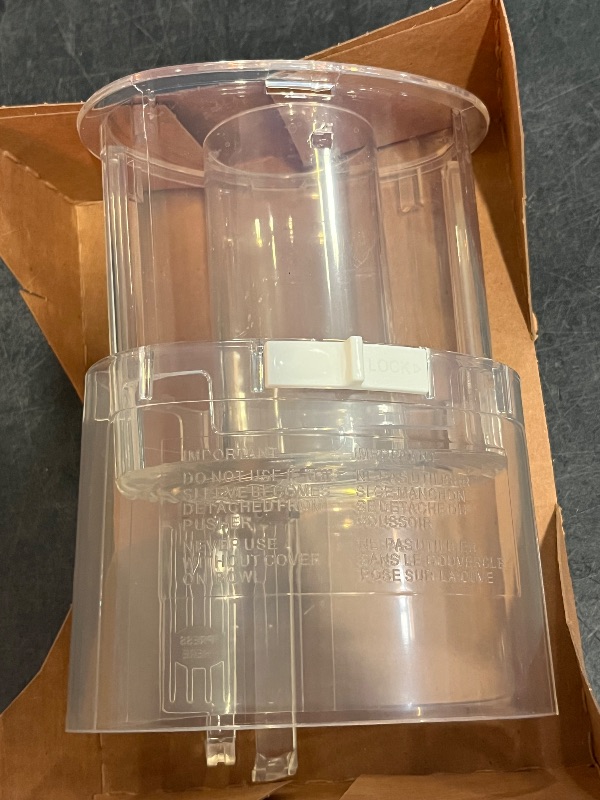 Photo 1 of Cuisinart Tritan Food Processor Large Pusher & Sleeve, DLC-018BGTXT1