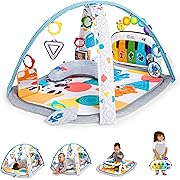 View 1 of Baby Einstein 4-in-1 Kickin' Tunes Music and Language Play Gym and Piano Tummy Time Activity Mat
