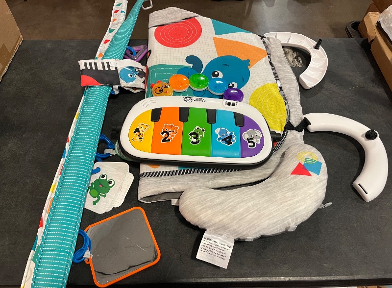 View 2 of Baby Einstein 4-in-1 Kickin' Tunes Music and Language Play Gym and Piano Tummy Time Activity Mat

