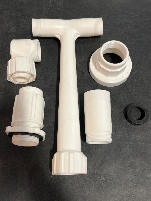 Photo 1 of Dual Spray Pool Fountain, 10-20°F Cooler Water for Above/In-Ground Pools, Dual Spray Waterfall Sprinkler Fountain, Adjustable Waterfall Cooling and Relaxation (Upgraded White