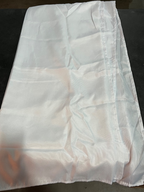 Photo 1 of Easy-Going 6 Pack White Tablecloths 60x102 Inch for 6 Ft Rectangle Table, Washable Polyester Waterproof Stain Resistant Table Cloth, Decorative Table Cover for Kitchen, Dining Tables, Events