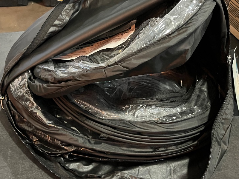 Photo 1 of WeatherPod® The Original Shark Tank MyPod™ 1-2 Person Pop-Up Pod - Stay Warm, Dry, and Out of The Sun - Weather Pod for Sports, Rain, or Wind (Black, 46" L x 46" W x 59" H)