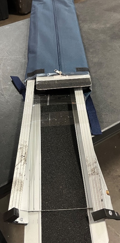 Photo 1 of Silver Spring 12' L Aluminum Multi-Fold Wheelchair Ramp with Grit Coat Surface - 600 lb. Weight Capacity
